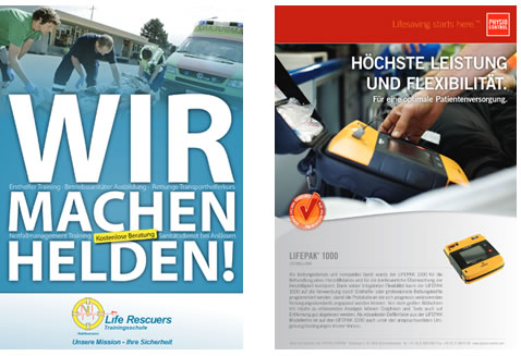 Brochure Life-Rescuers Bern Rettungsschule